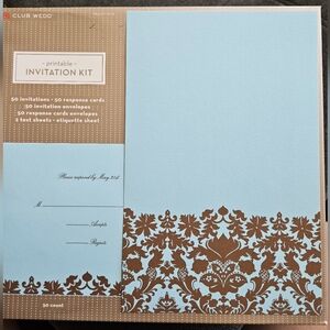 Club Wedd Printable Stationary Wedding Party Invitation Kit